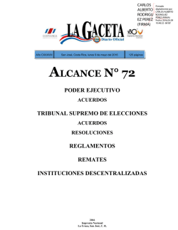 acuerdos - Imprenta Nacional