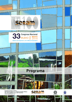 Programa - seram 2016