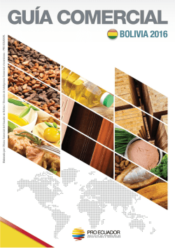 2.2 Principales productos importados por Bolivia y