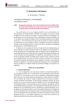 Publicación número 3983 del BORM número 108 de 11/05/2016