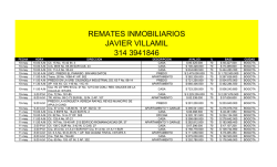 Descargar listado - Remates Inmobiliarios Colombia