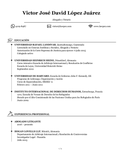 Descargar CV - Victor Lopez