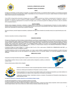 Manual de Convivencia - Colegio de la Presentacion Luna Park