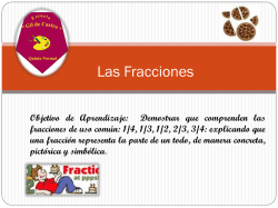 PPT FRACCIONES 3° - Francisco Ochoa 2016