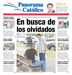 Deporte es vida y tambi&eacute;n salud Una fe viva y firme ante la