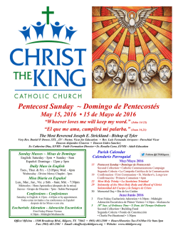 05.15.16 - Christ The King Catholic Church, Kilgore, TX