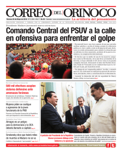 Descargar PDF - Correo del Orinoco