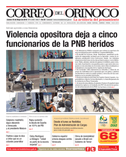 s - Correo del Orinoco