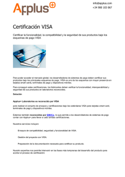 Certificación VISA