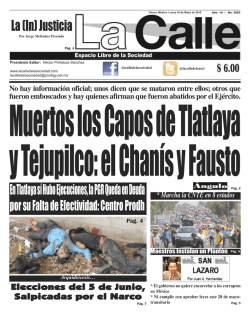 La Calle Espacio Libre de la Sociedad