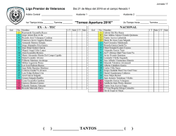 Descargar Cedulas Jornada 17