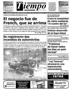 El negocio fue de French, que se arrima - Diario Tiempo Digital