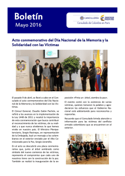 Boletín - Consulado de Colombia en París