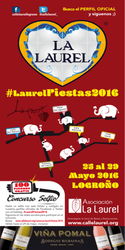 programa de fiestas La Laurel 2016 - 235x100