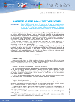 Orden MED/31/2016 -BOC - Gobierno de Cantabria