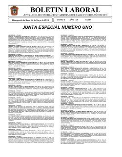 boletin laboral - Junta Texcoco