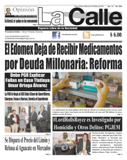 La Calle Espacio Libre de la Sociedad