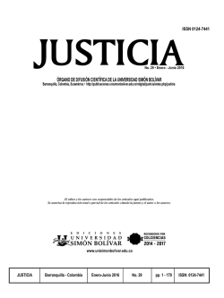 JUSTICIA Barranquilla - Colombia Enero-Junio