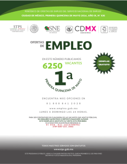 Ciudad de M&eacute;xico - Secretar&iacute;a de Trabajo y Fomento al Empleo