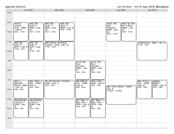 lun 23 may – vie 27 may 2016 (Managua) Agenda eCentro