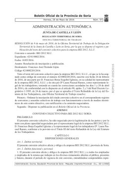 administración autonómica - Boletín Oficial de la Provincia de Soria