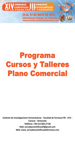 Presentación de PowerPoint - Jornadas de Farmacia UCV
