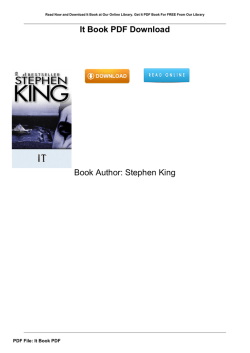 It Book PDF Book Author: Stephen King