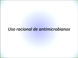 Uso racional de antimicrobianos pediatría-2016
