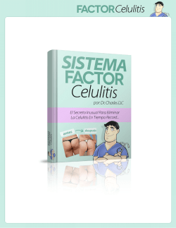 El Sistema Factor Celulitis PDF, Libro por Dr. Charles