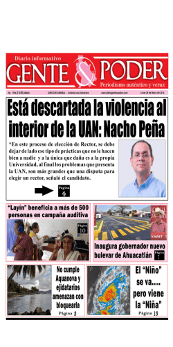 El “Niño” se va….. pero viene la “Niña”