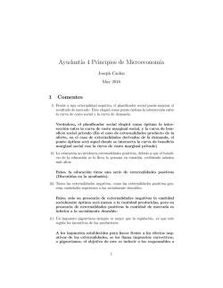 Ayudantía 4 Principios de Microeconomía (Pauta)