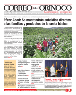 Descargar PDF - Correo del Orinoco