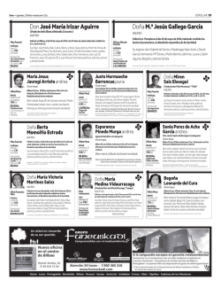 DonJos&eacute; Mar&iacute;a Irizar Aguirre Do&ntilde;aM.&ordf; Jes&uacute;s Gallego Garc&iacute;a