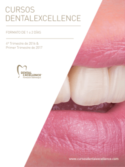 descargar el pdf con los 4 cursos - nuevos cursos dental excellence