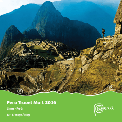 Vendedores 2016 - Perú Travel Mart