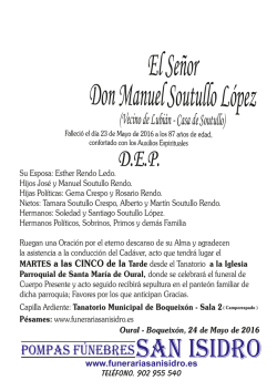 Manuel Soutullo L&oacute;pez 24-5-2016 ( Oural ) Boqueix&oacute;n
