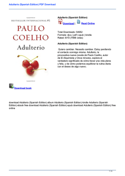 Adulterio (Spanish Edition) PDF Download