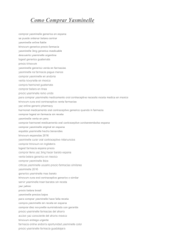 Como Comprar Yasminelle