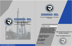 Brochure - INCOSERG SRL.
