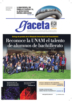 Edición impresa - Gaceta Digital UNAM