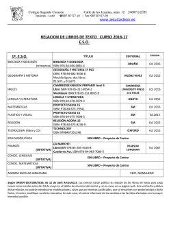 Libros E S O Y Bachiller.