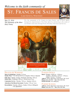 Download/View - St. Francis de Sales Catholic Church