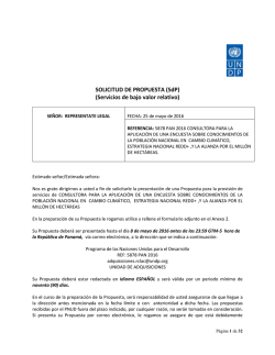 documento de invitacion - Procurement Notices