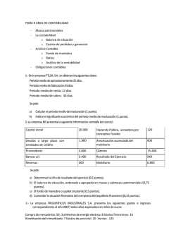 Tercera Evaluación