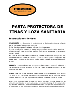 Instrucciones de Uso - Protektor Chile