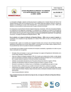E.S.E Centro de Salud Municipal Nivel 1 Luis Acosta