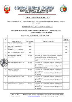 direccion regional de administracion