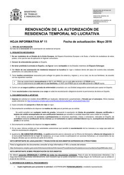 renovación de la autorización de residencia