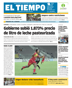 Gobierno subi&oacute; 1.873% precio de litro de leche