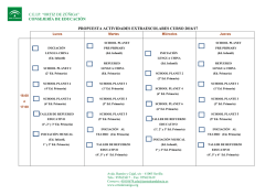 3. propuesta extraescolares